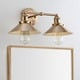 preview thumbnail 8 of 176, JONATHAN Y Florence Metal Shade Sconce
