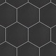 preview thumbnail 12 of 12, Merola Tile Hexatile Matte Nero 7" x 8" Porcelain Floor and Wall Tile