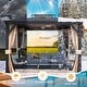preview thumbnail 95 of 142, Outdoor Hardtop Gazebo Pergola w Galvanized Steel Roof and Aluminum Frame, Prime Curtains and nettings include