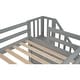 preview thumbnail 33 of 32, Twin Size Loft Bed Frame with Built-in Desk and Double Storage Drawers
