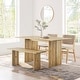 preview thumbnail 6 of 10, Amistad 60" Wood Dining Table and Bench Set
