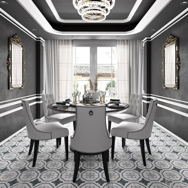 Merola Tile Prisma Anthracite 9-3/4" x 9-3/4" Porcelain Floor and Wall Tile