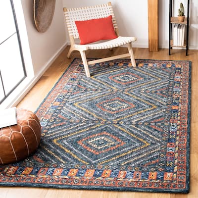 SAFAVIEH Handmade Aspen Hatsumi Moroccan Boho Wool Rug