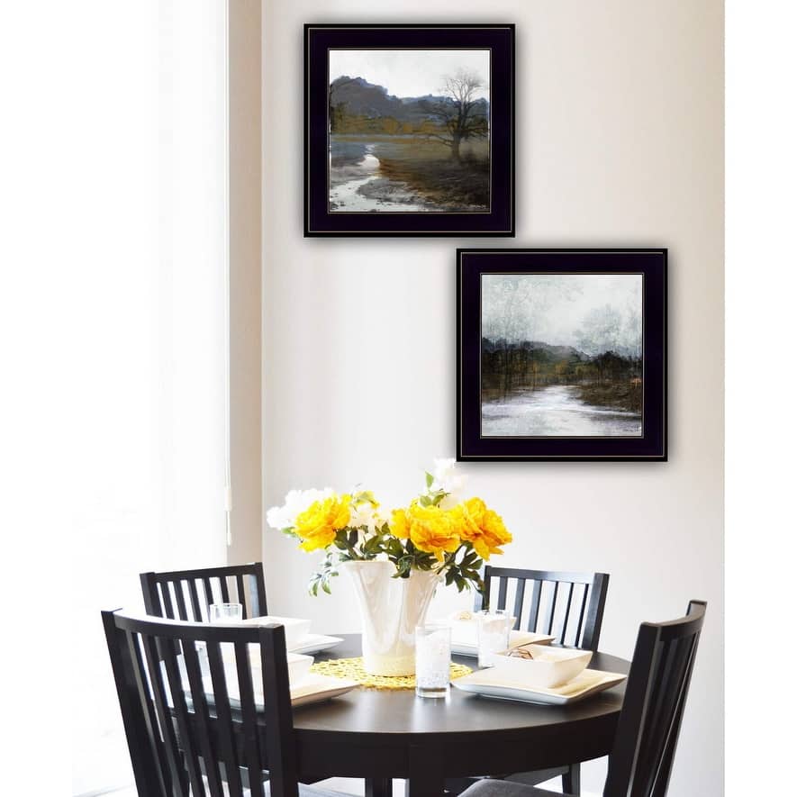 TrendyDecor4U "Winter Landscape" 2-Piece Vignette by Stellar Design Studio - Brown