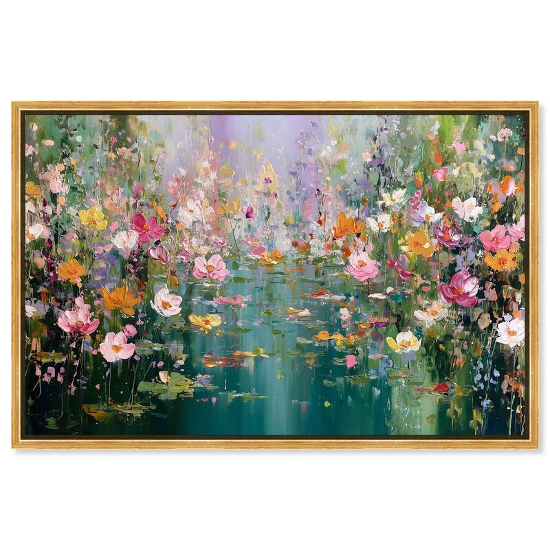 Picturesque Colors Canvas by Art Remedy - Gold - 30" x 20"