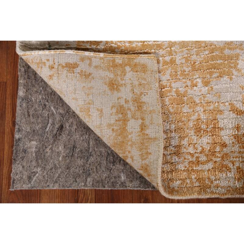 Contemporary Abstract Oriental Foyer Rug Hand-Knotted Wool Carpet - 2'0"x 3'0"