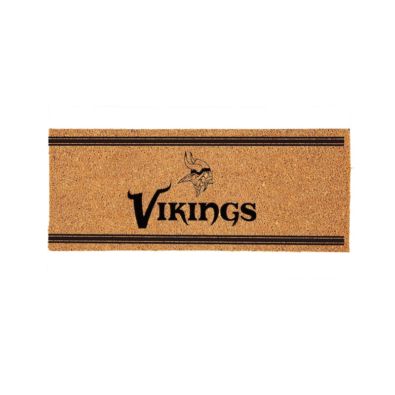 Minnesota Vikings Monochrome Indoor/Outdoor Coir Door Mat