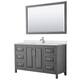 Option Dark Gray, Chrome Trim, Giotto Quartz Top