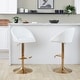 preview thumbnail 70 of 84, Porch & Den Livesey High Back Adjustable Bar Stool with Rounded T Footrest (Set of 2)