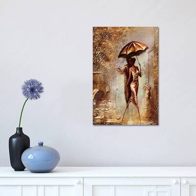 iCanvas "Dancing Under The Rain" by Raen Canvas Print