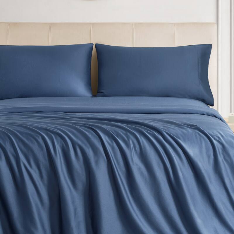 The Sheet Lab Cloud Embrace Sheet Sets - Denim Navy - Twin XL