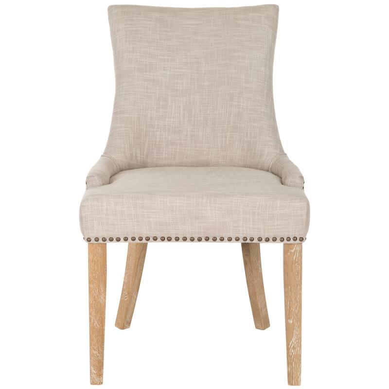 SAFAVIEH Katelyn Grey Dining Chair (Set of 2) - 22" x 24.8" x 36.4" - 22Wx25Dx36H