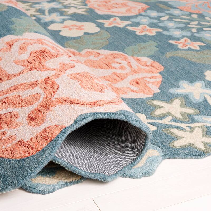 SAFAVIEH Handmade Jardin Pigi Floral Wool Rug
