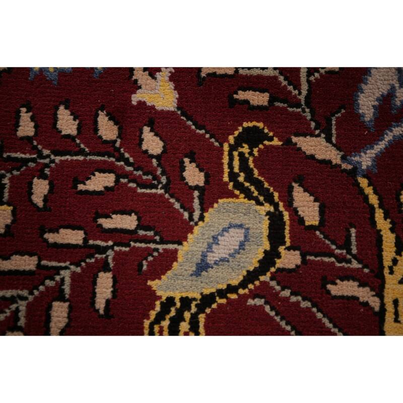 Animals Design Ziegler Indian Runner Rug Handmade Wool Carpet - 2'7"x 8'0"