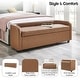 preview thumbnail 14 of 17, NPD Furniture Wendy Storage Bench