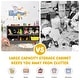 preview thumbnail 37 of 39, Costway Kids 2-Shelf Bookcase 5-Cube Wood Toy Storage Cabinet