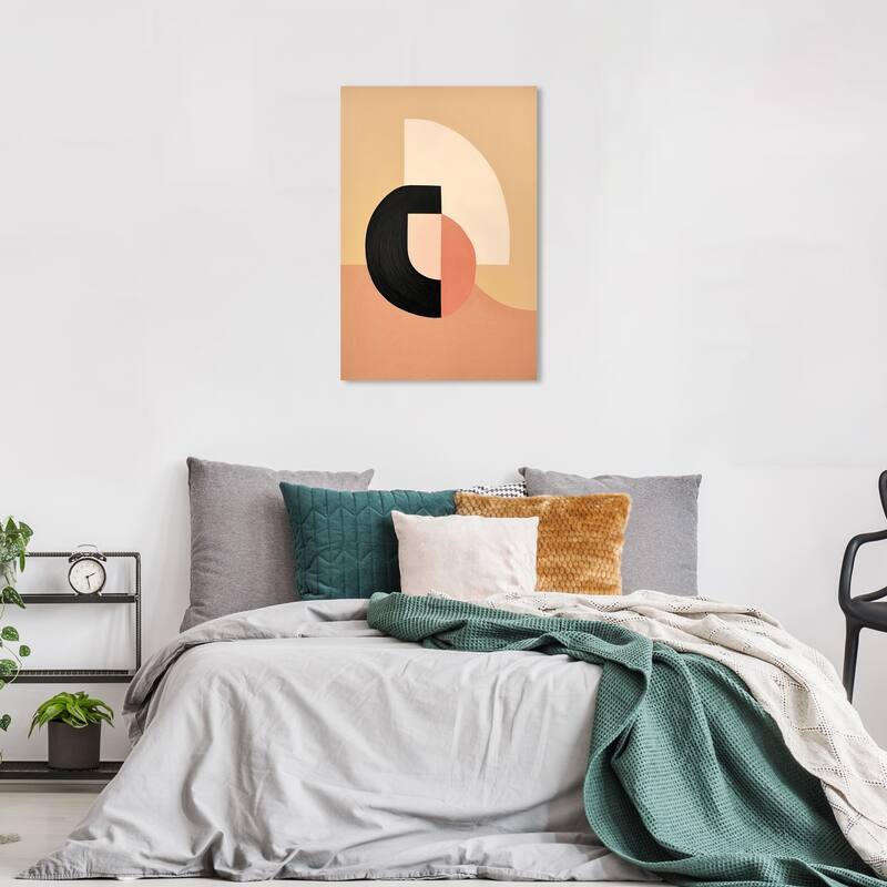 Wynwood Studio Canvas Abstract Vintage clothes iron Brown and Beige Modern & Contemporary Wall Art Canvas Print