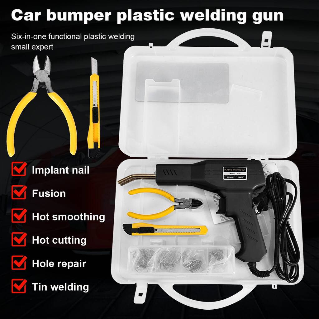 Plastic Welder Garage Tools Hot Staplers Machine Staple PVC Plastic