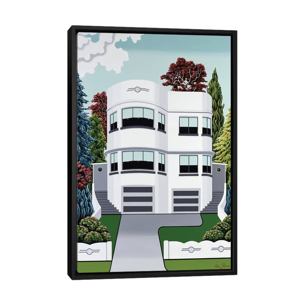 iCanvas "Art Deco Beauty" by Lisa Jepson Framed