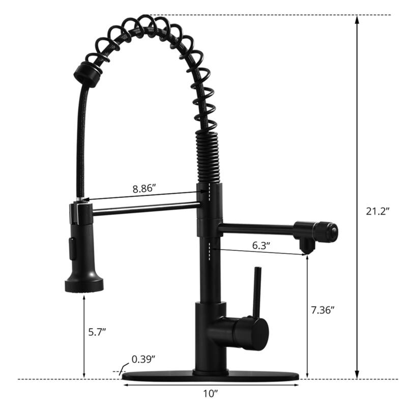 Purifier Kitchen Faucet Drinking Water Faucet With Roll Up Dish Drying Rack, Pull Down Water Filter Kitchen Sink Faucets