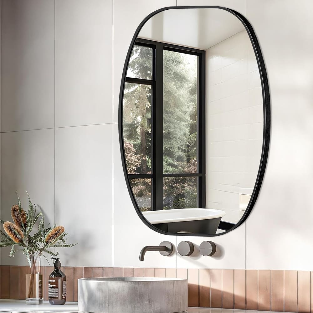 Oval Wall Mirror Bathroom Mirror for Over Sink
