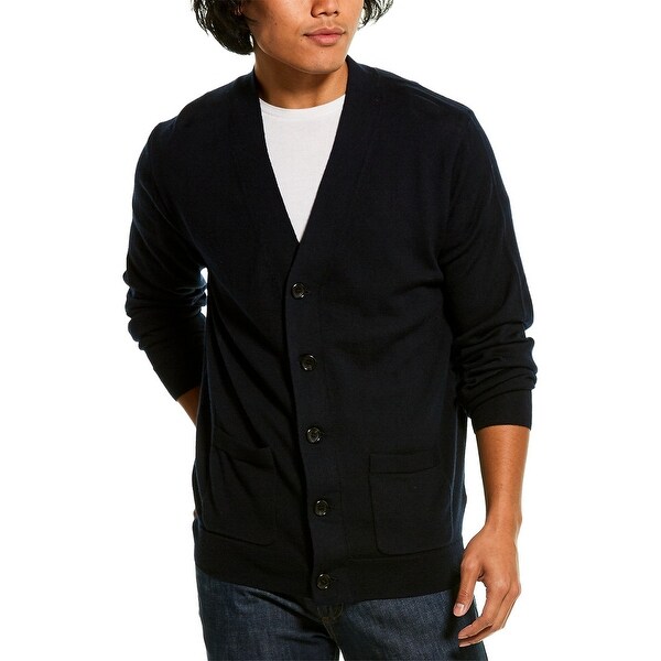 j crew navy cardigan