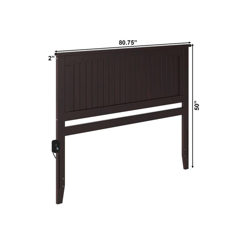 AFI Nantucket Headboard with Attachable Charger