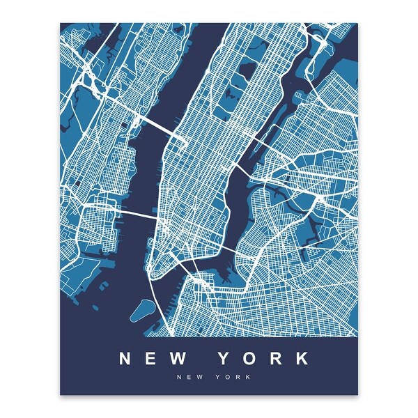 Shop New York City Pattern Patterns Urban Metal Wall Art Print