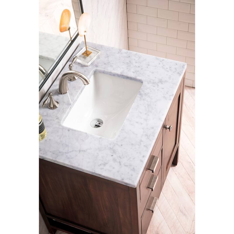 James Martin Vanities Addison 30" Single Vanity, Mid Century Acacia