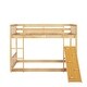 preview thumbnail 37 of 38, Twin Over Twin Pinewooden Floor Bunk Bed