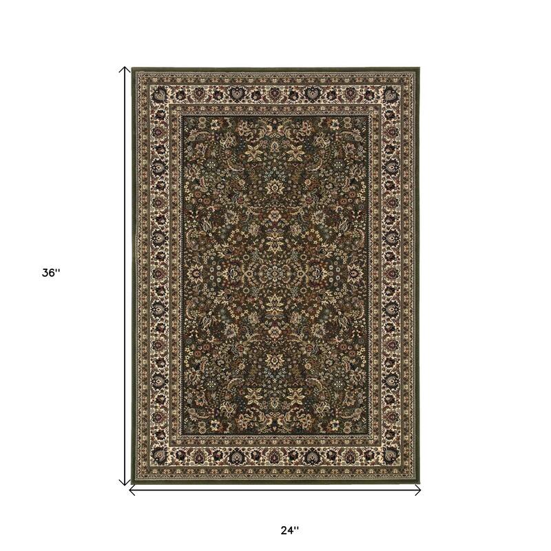 HomeRoots Oriental Traditional Runner Area Rug
