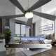 preview thumbnail 41 of 48, 52 Inch Lowe Profile Ceiling Fan with Light,3 CCT LED,Remote Control-Farmhouse, Modern, Contemporary - 52 inches