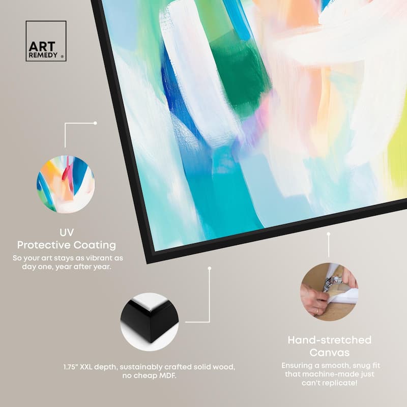 Whirlwind of Color II Canvas by Art Remedy