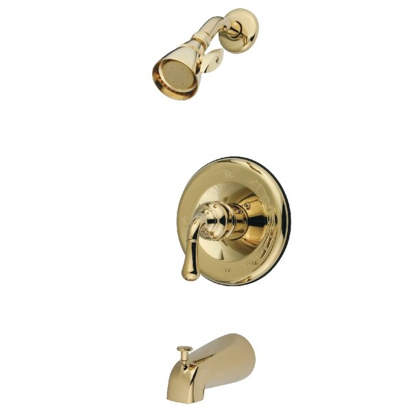 Kingston Brass GKB163.T Magellan Tub and Shower Trim Package with 1.8 GPM Single Function Shower Head