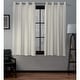 preview thumbnail 18 of 68, ATI Home Academy Total Blackout Grommet Top Curtain Panel Pair 52x63 - Ivory