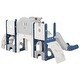 preview thumbnail 14 of 83, Kids Slide Playset Structure 7 in 1, Freestanding Spaceship Set