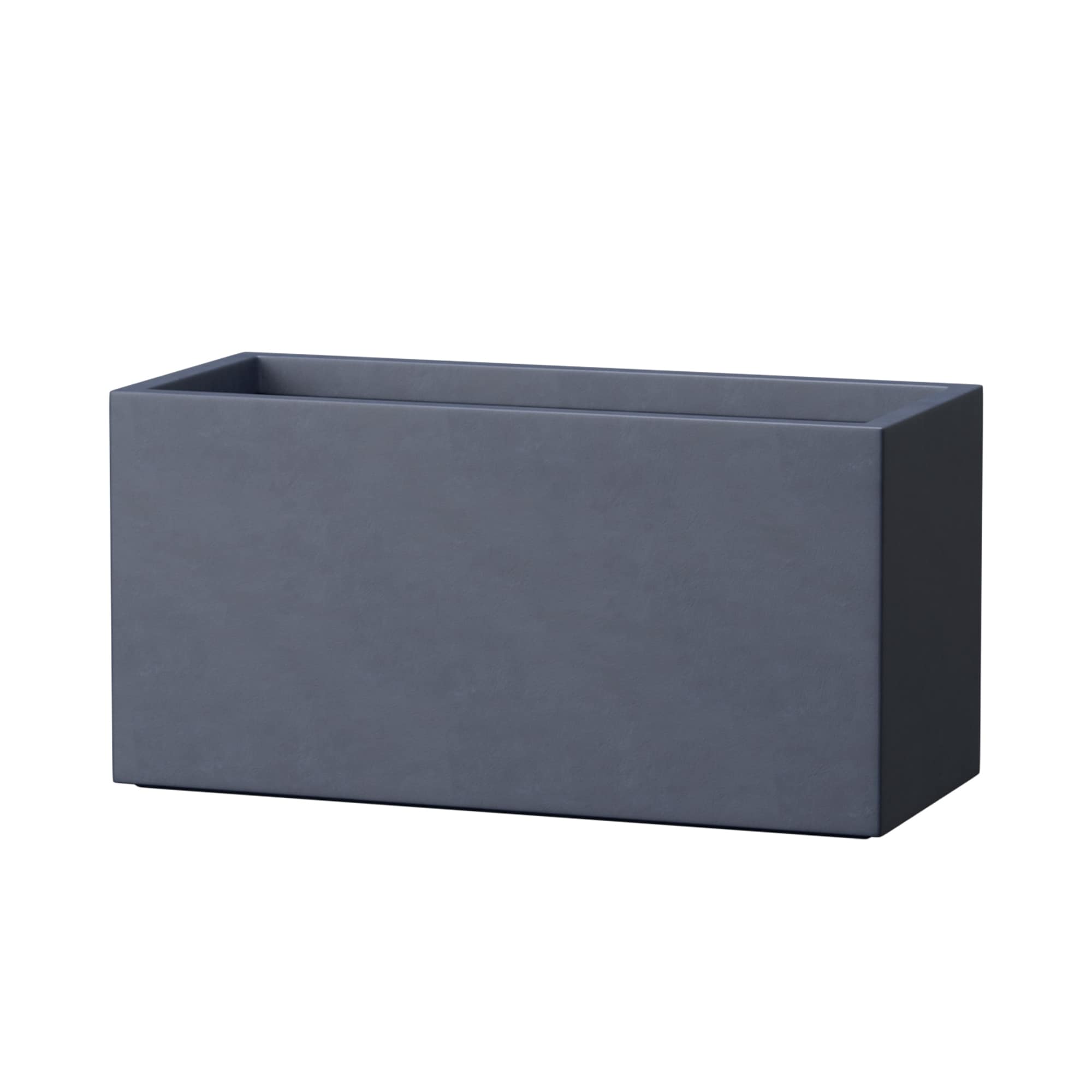 Tall Concrete Rectangle Plant Boxes
