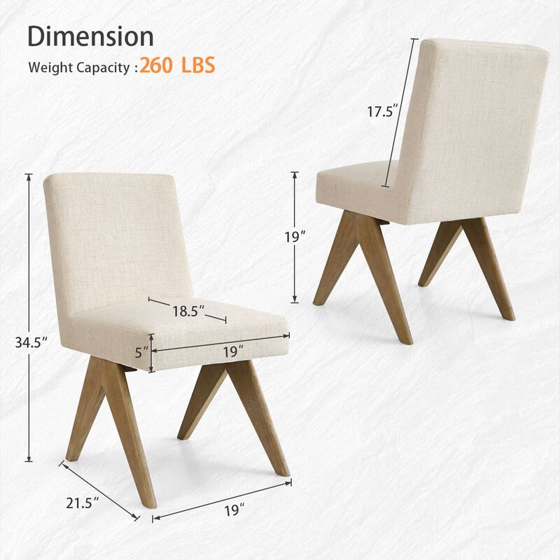 Mid Century Modern Dining Chair (Set of 4)