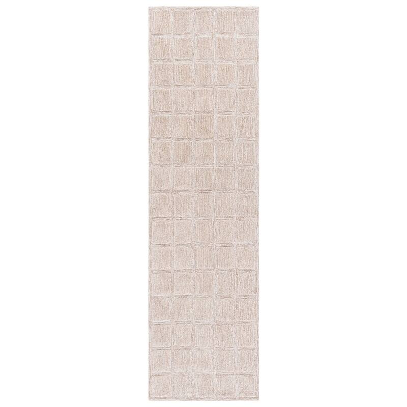 SAFAVIEH Handmade Genre Leiba Wool Rug - Beige - 2'3" x 8' Runner
