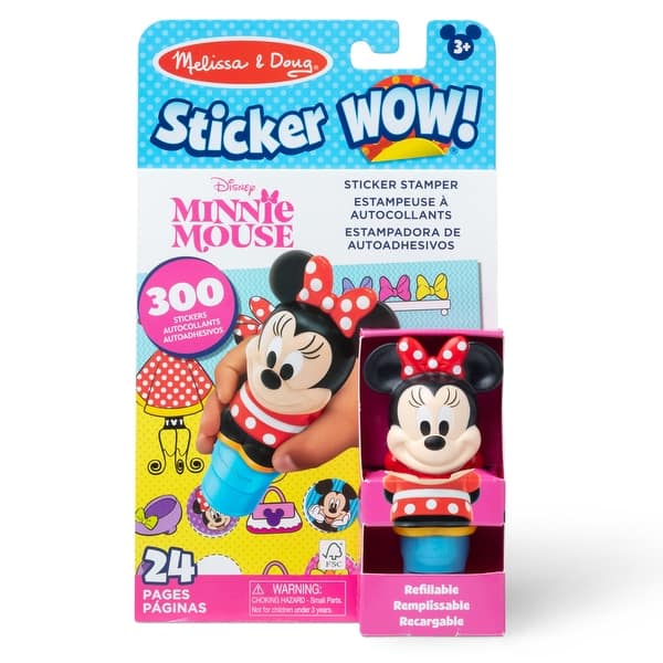 slide 2 of 6, Melissa & Doug Sticker WOW Activity Pad & Sticker Stamper - Minnie - Multi Multi - Kids