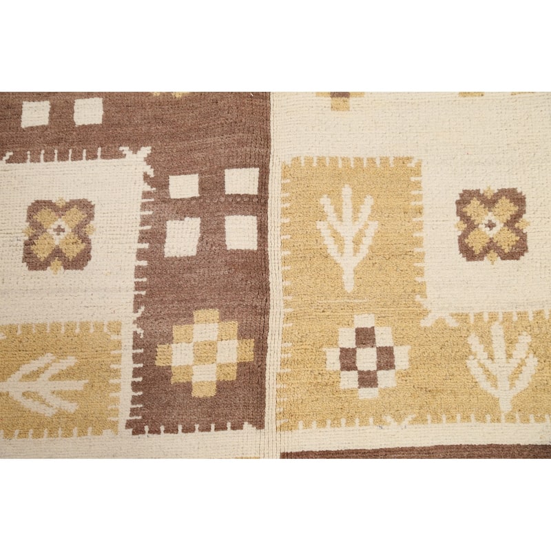 Tribal Geometric Gabbeh Kashkoli Oriental Area Rug Wool Hand-knotted - 6'4" x 9'7"