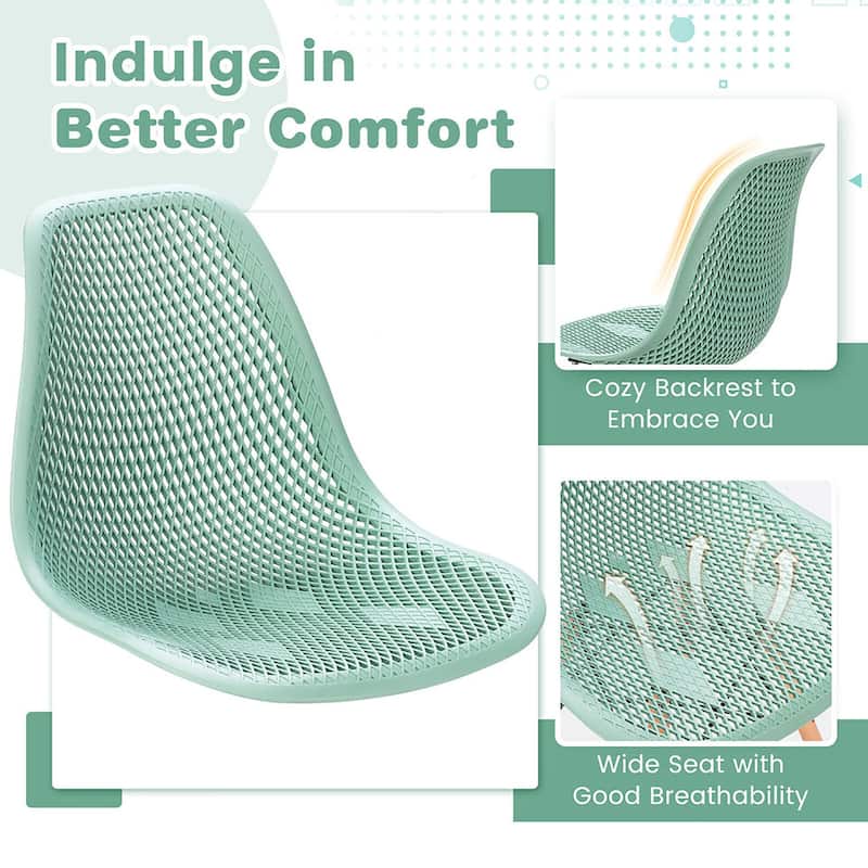 Gymax 3 PCS Dining Table Set for 2 Persons Modern Round Table & 2