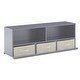preview thumbnail 15 of 160, Riley Modular Stacking Storage Bins by iNSPIRE Q Junior 1 Box with 3 Drawers - Grey