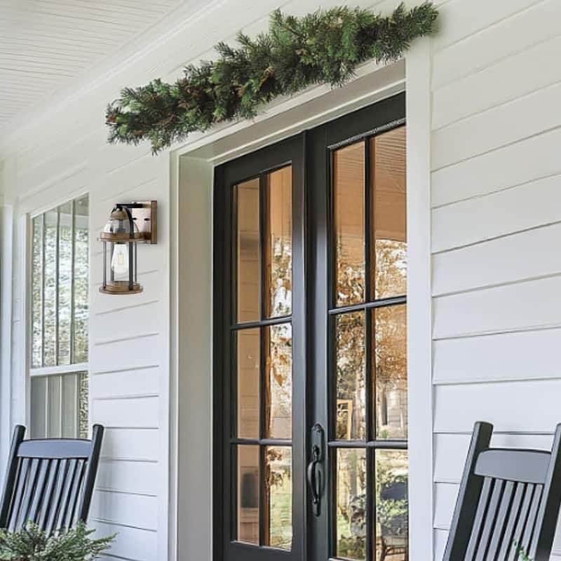 1 Pack light bulbs wood grain lighting fixtures aluminum wall lights