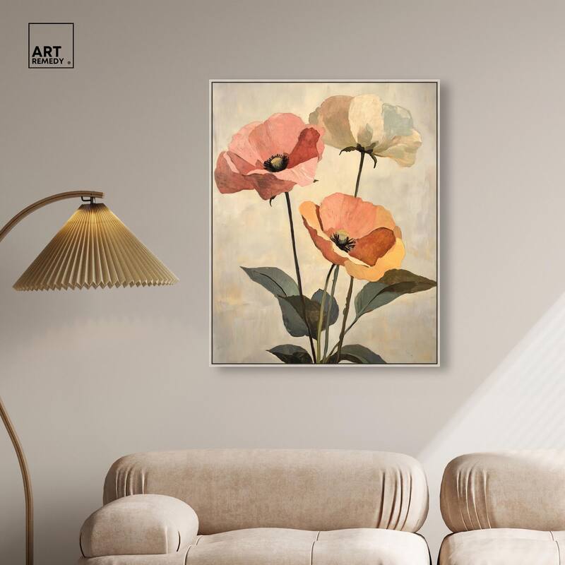 Blush and Ochre I Canvas by Art Remedy