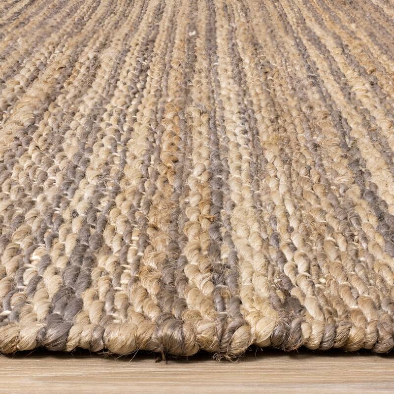 Nairobi Collection - Braided Jute Beige Rug