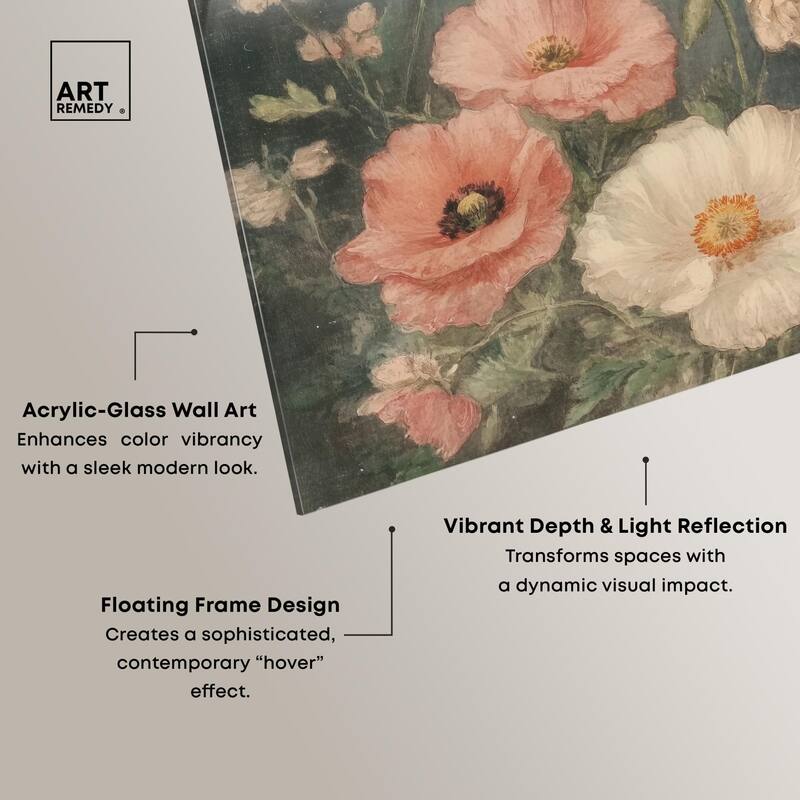 Shadowed Flutter II Acrylic by Art Remedy, Ready to Hang