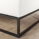 preview thumbnail 5 of 3, Twin size 10-inch Low Profile Modern Metal Platform Bed Frame with Wooden Slats