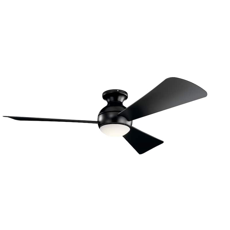 Kichler Lighting Sola 54-inch LED Ceiling Fan Satin Black