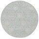 preview thumbnail 5 of 12, SAFAVIEH Handmade Micro-Loop Emmanuella Wool Rug 6' Round - Light Grey/Ivory - Round